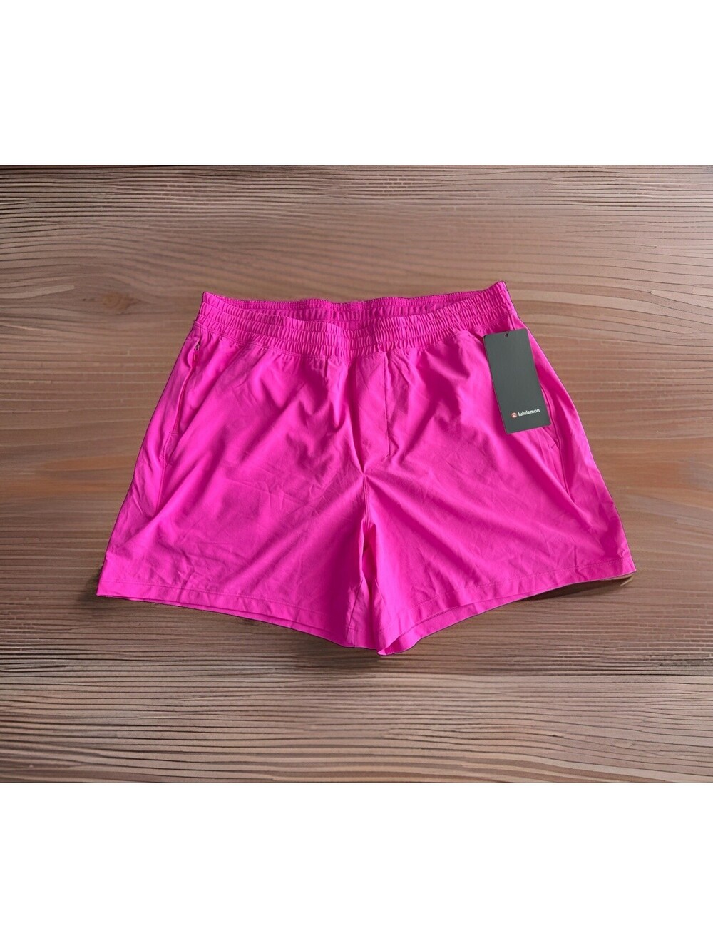 Lululemon Pace Breaker XL Unlined 5" Shorts Pink 4-Way Stretch Moisture Wicking